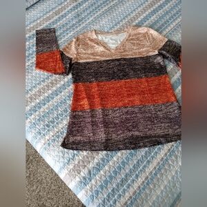 New Striped Multicolor Women's Top